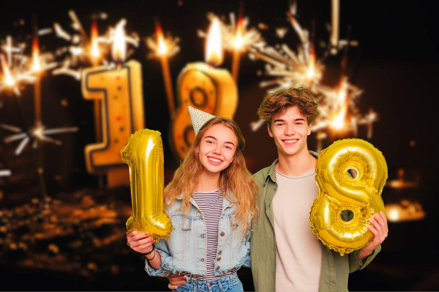 anniversaire 18 ans fete chiffres gonflable ballons