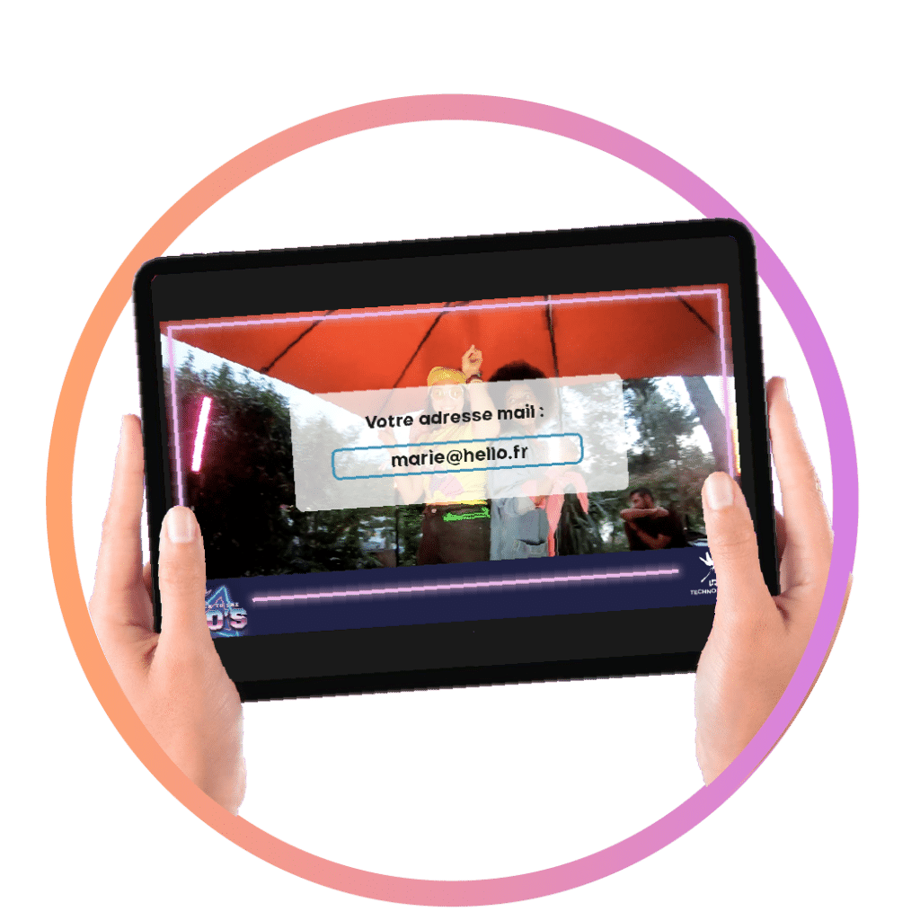tablette tactile animation video photobooth 360 logiciel traitement effets