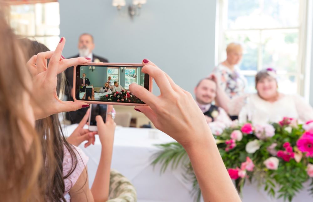 défi photo mariage smartphone couple