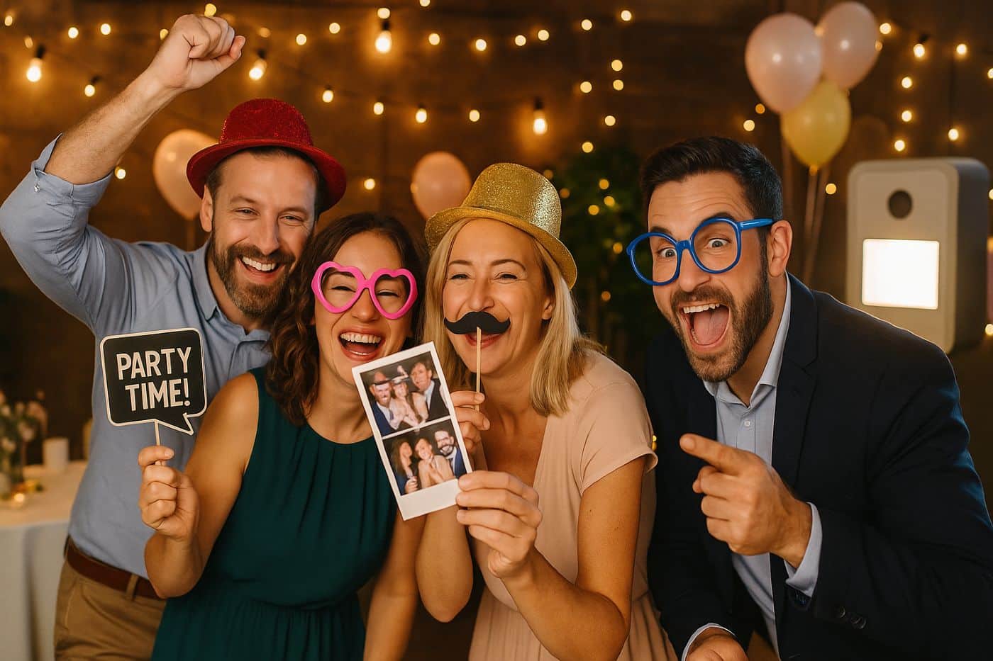 props accessoires photo booth invités