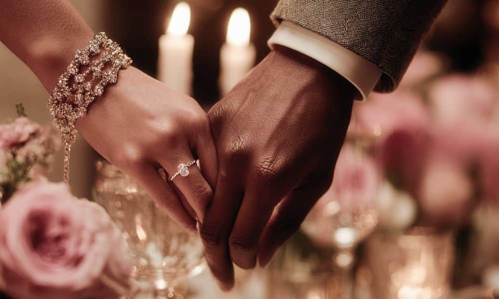 main mariés bague mariage cérémonie gros plan mains homme femme