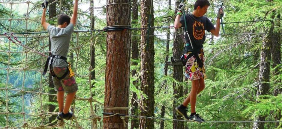 accrobranche ado arbre parcours activités enfant extérieur