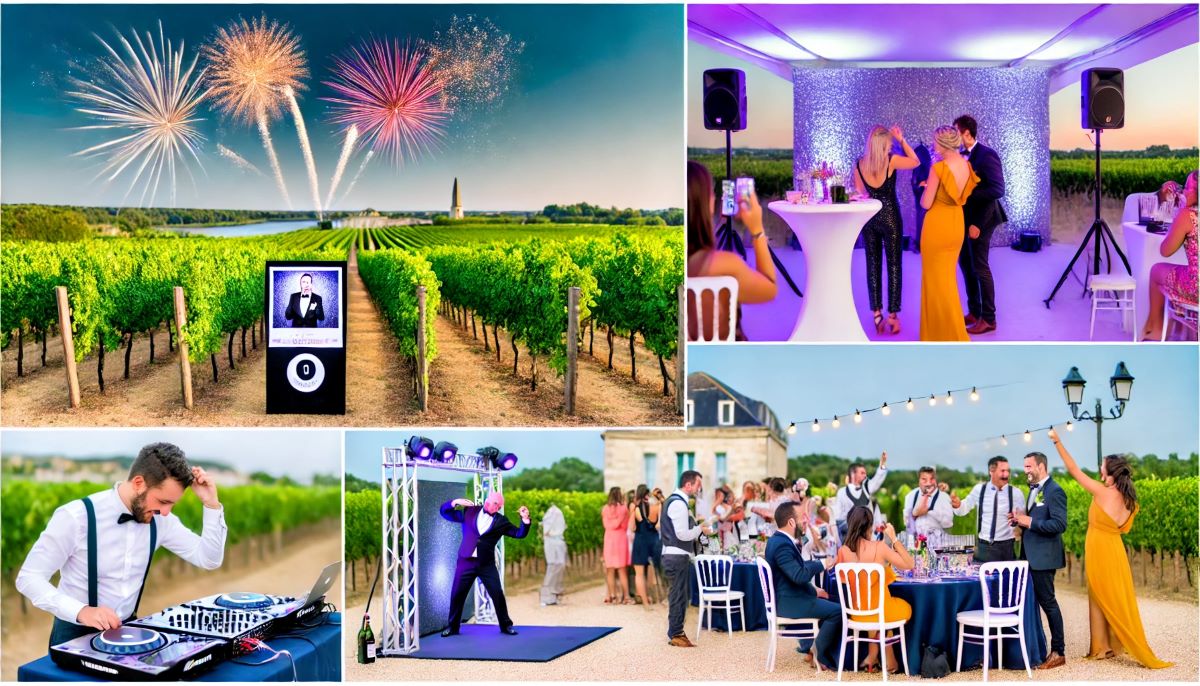 animation mariage gironde dans les vignes activités à faire diaporama bordeaux villes région