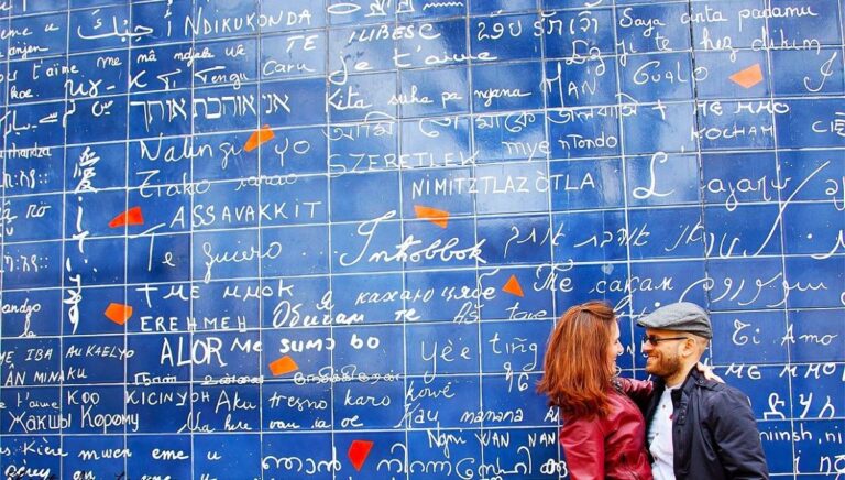 mur des je t'aime paris Montmartre amoureux écriture touts les langues du monde