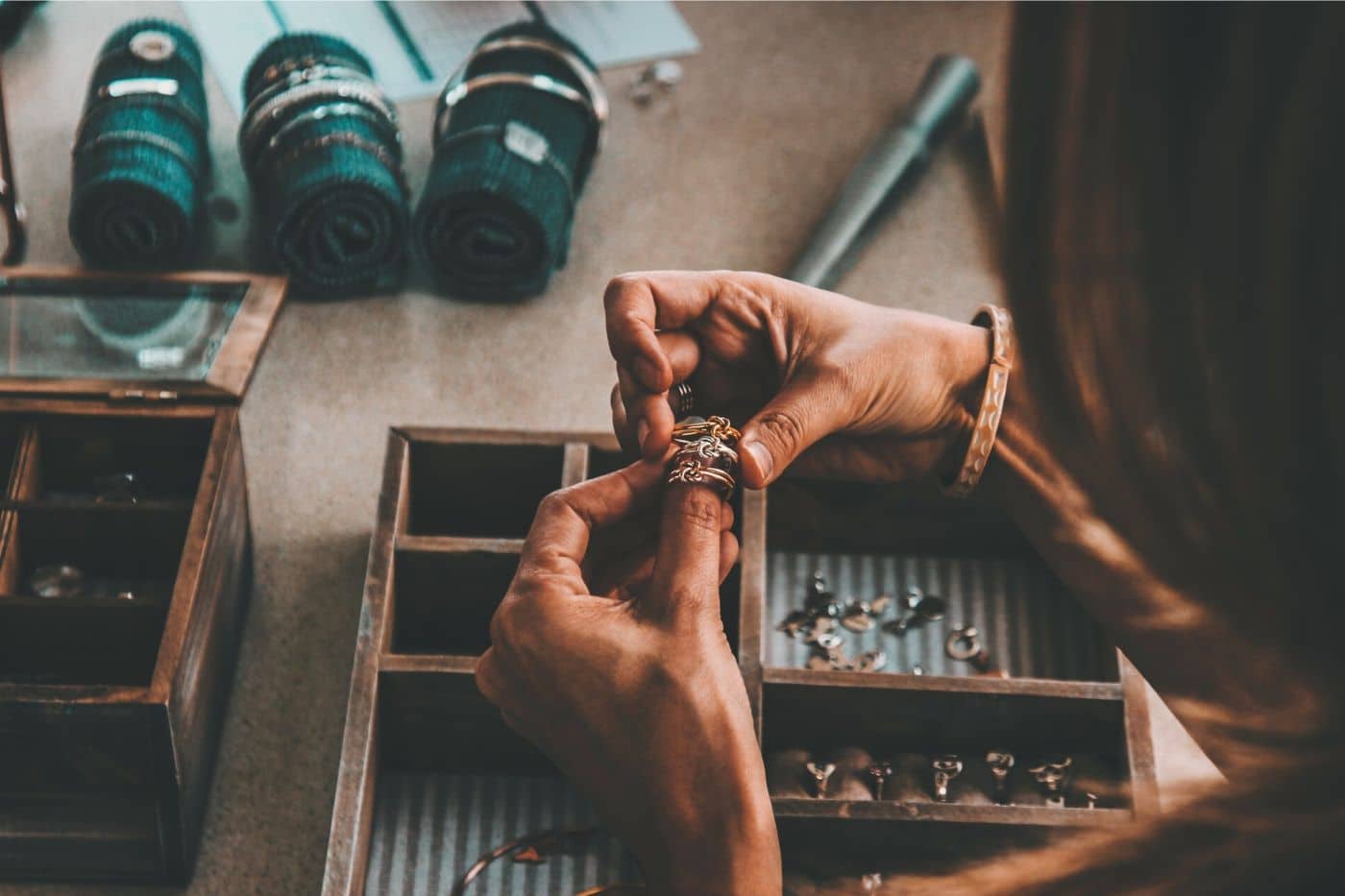 atelier femme fabrication bijou bague création homemade