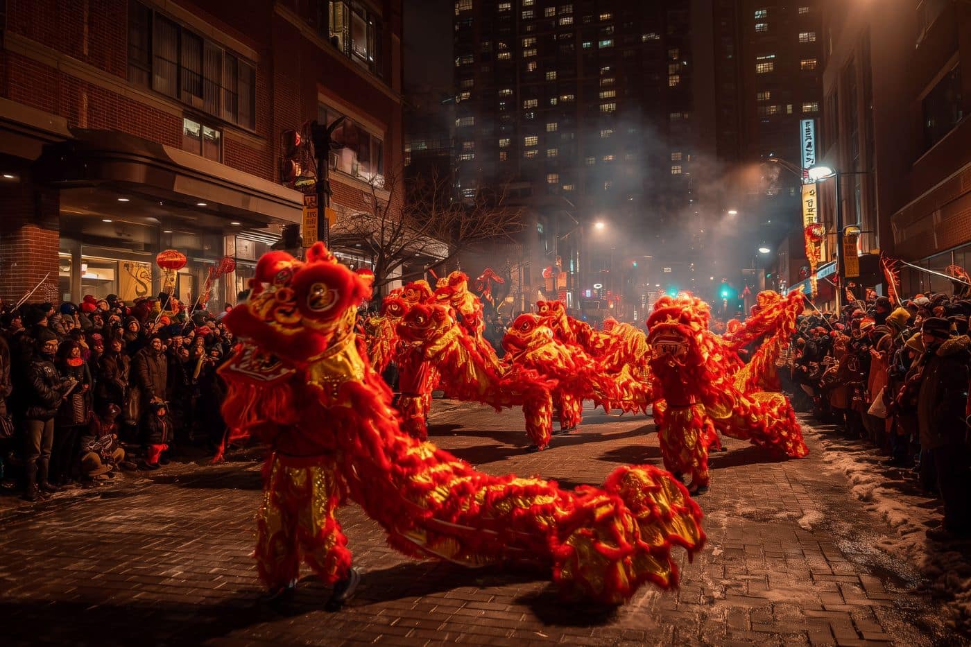 nouvel an lunaire chinois new york quartier dragon