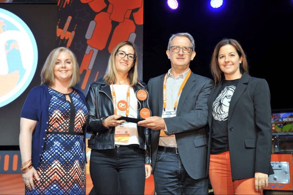 content marketing awards world usa remise e prix sur scène vainqueur trophée