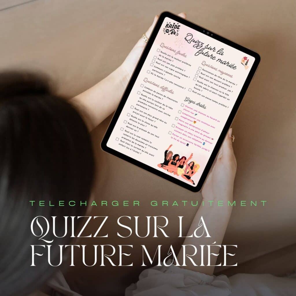 quizz evjf enterrement vie de jeune fille ipad télécharger gratuit future mariée