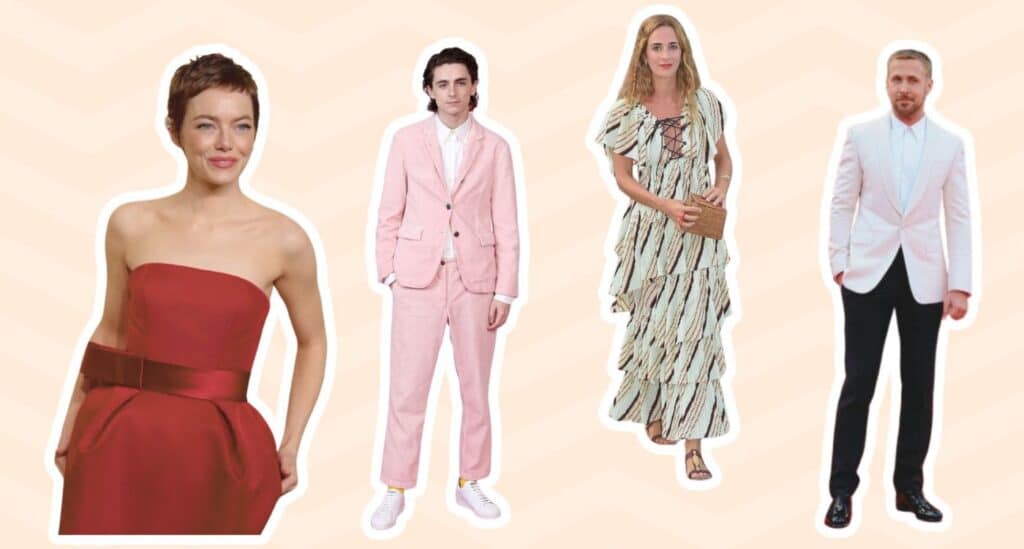 idées photo collage montage tenue look de mariage invités style femme et homme