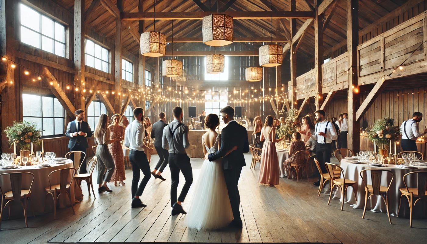 ancienne grange ferme rénovée salle mariage piste danse cérémonie