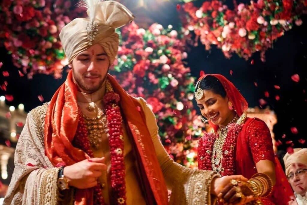 mariage coutume indienne priyanka chopra nick jonas brothers habits cérémonie officielle