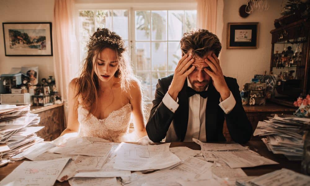 stress du mariage couple mariés administratif papier à remplir