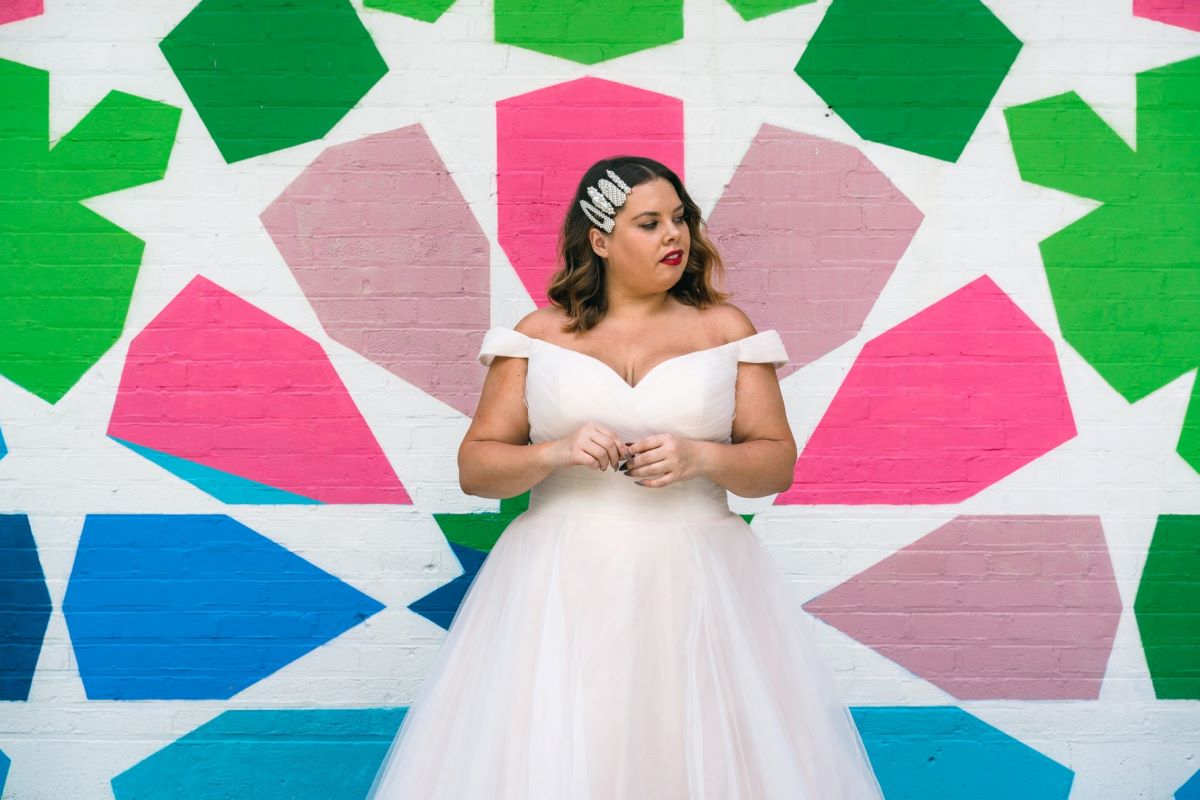 robe de mariée blanche morphologie en o ronde femme