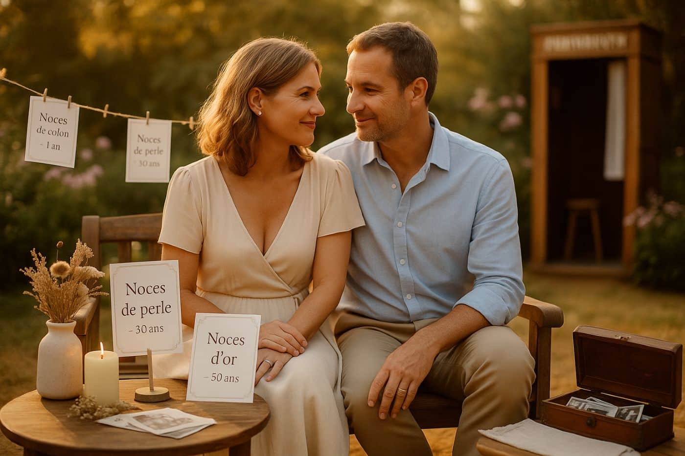 tableau noces de mariage coton romantique couple mariés