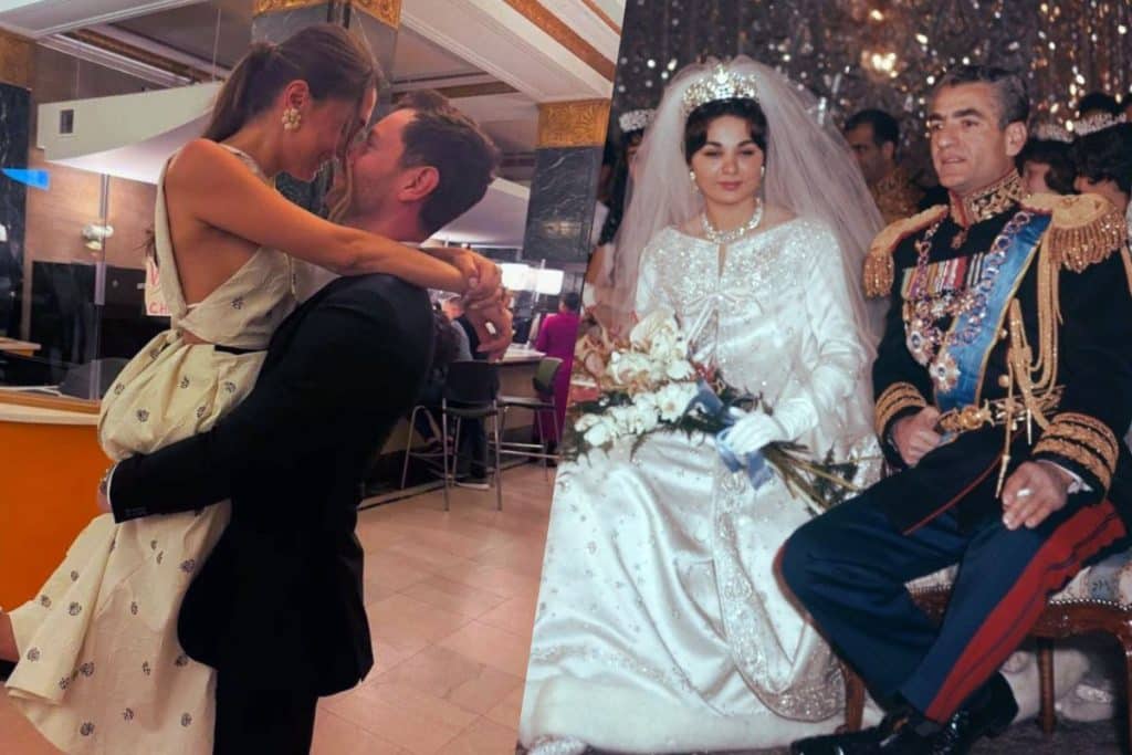 mariage petite fille empereur d'iran iman pahlavi sha du siècle