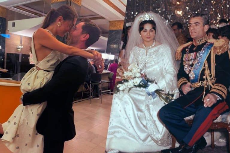 mariage petite fille empereur d'iran iman pahlavi sha du siècle
