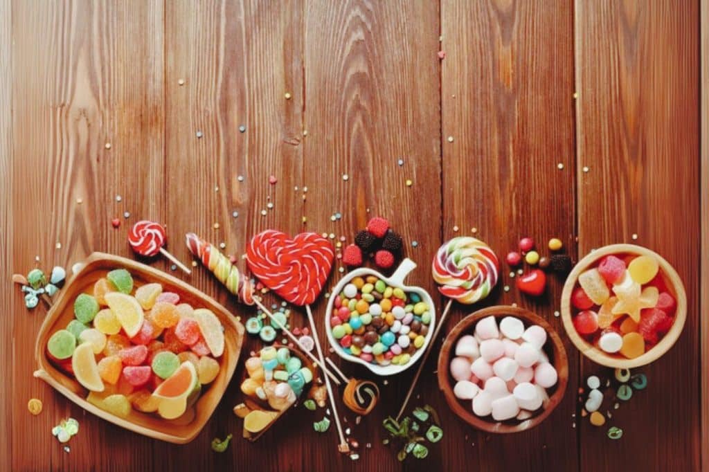 table candy bar mariage bonbon sucette