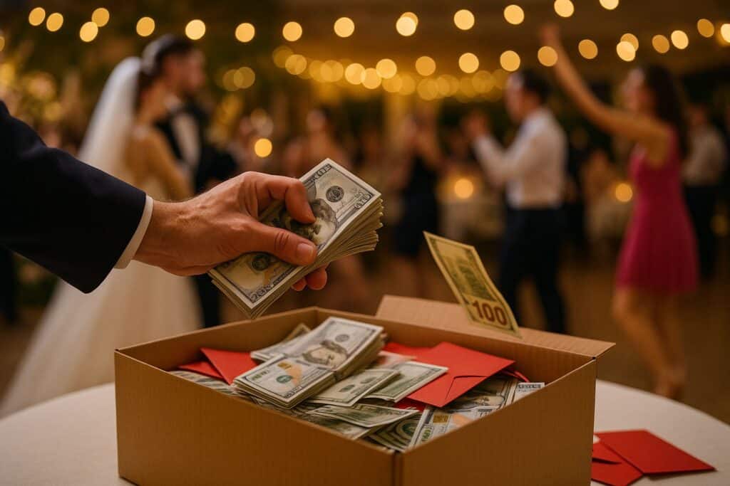 mallette urne mariage argent volé cérémonie