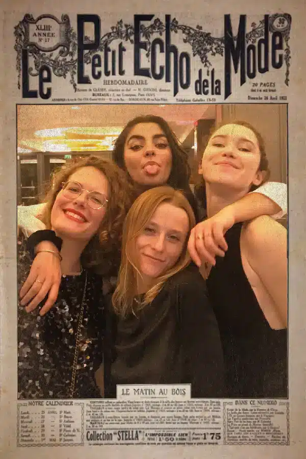 cadre photobooth smakk exemple tirage impression papier style harry potter thème journal