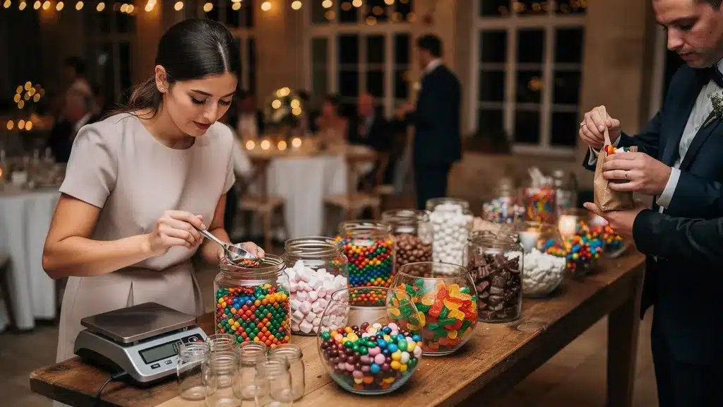 Combien de bonbons prévoir pour un candy bar de mariage ? - Combien bonbons prévoir candy Combien de bonbons prévoir pour un candy bar de mariage en rapport avec combien bonbons prévoir candy