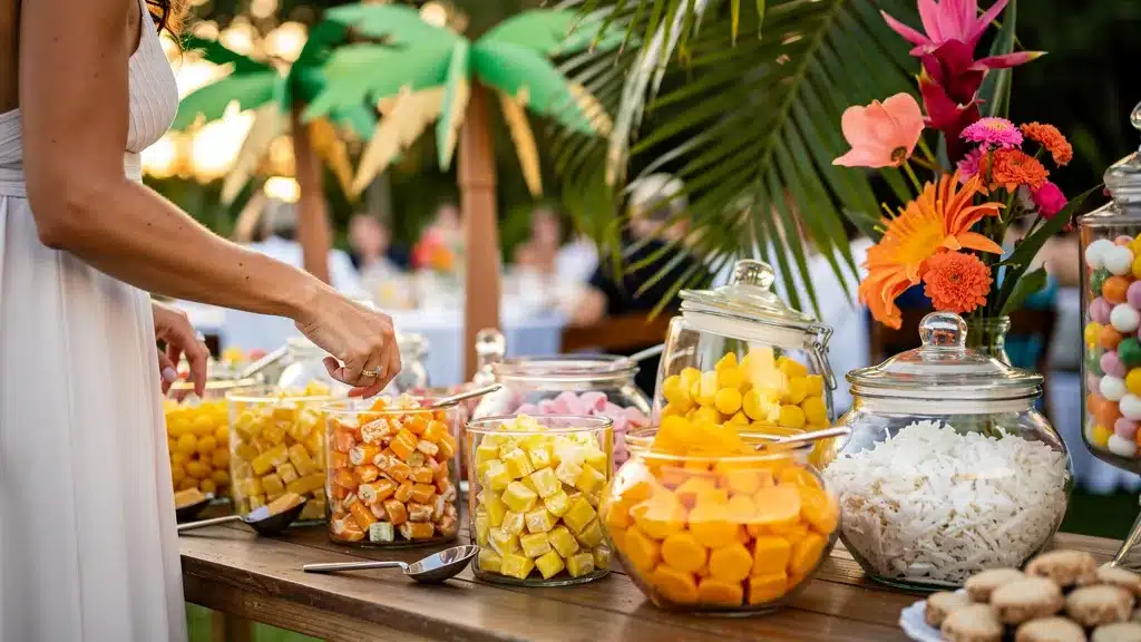 3. Thème tropical - Combien bonbons prévoir candy 3. Thème tropical et combien bonbons prévoir candy expliques en detail