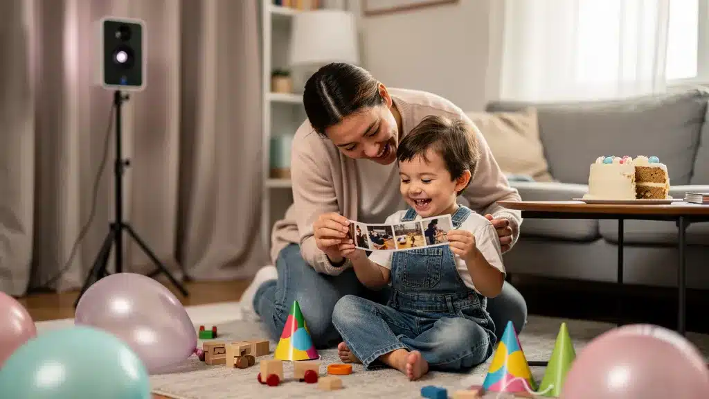 Illustration de conclusion dans le contexte de fêter anniversaire ans enfant