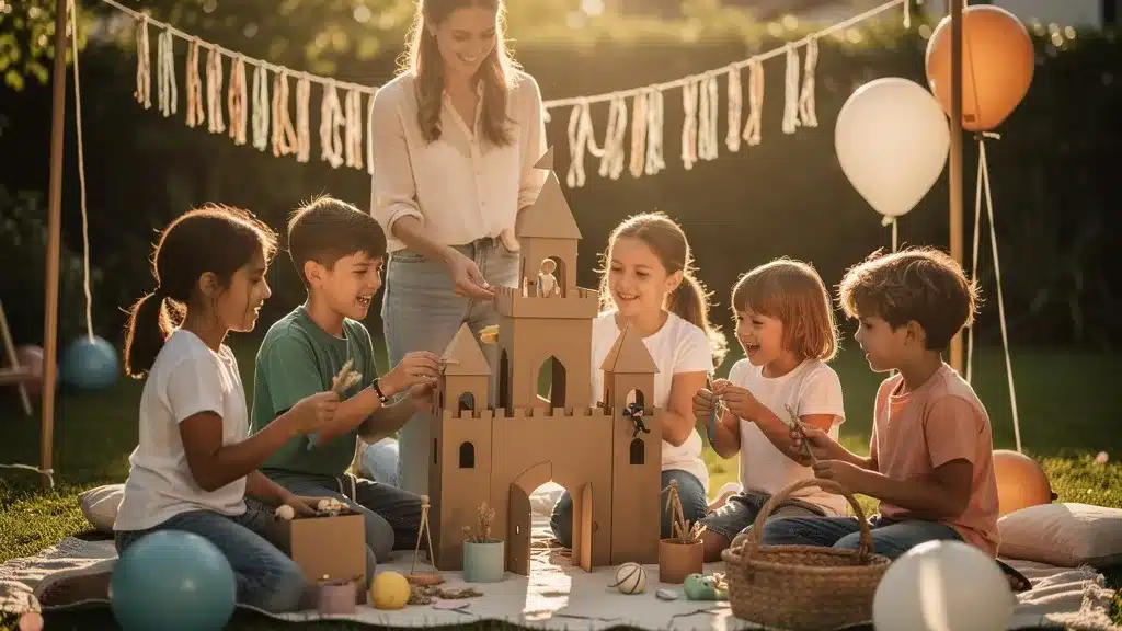 Illustration sur le theme organiser anniversaire enfant original