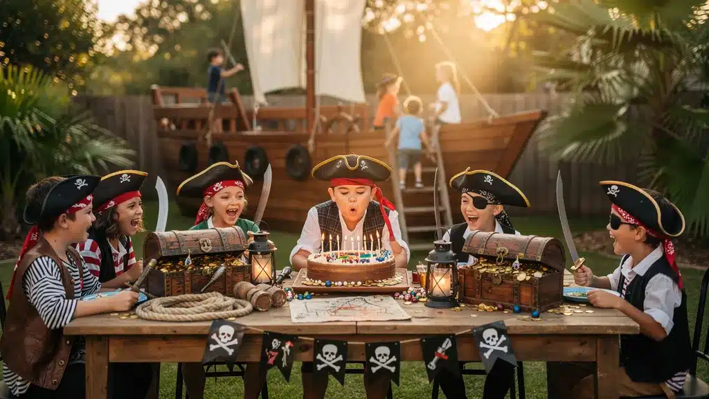 Illustration principale sur organisez anniversaire pirate épique