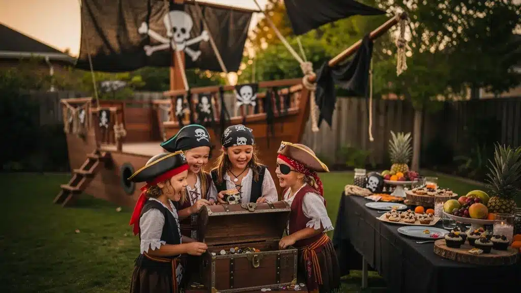 Derniers préparatifs pour organiser un anniversaire pirate épique