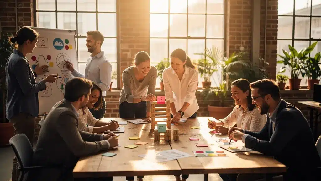 Illustration principale sur team building 12 idées